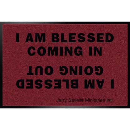 Picture of Doormat - I Am Blessed Coming And Going